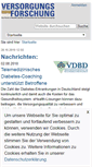 Mobile Screenshot of monitor-versorgungsforschung.de